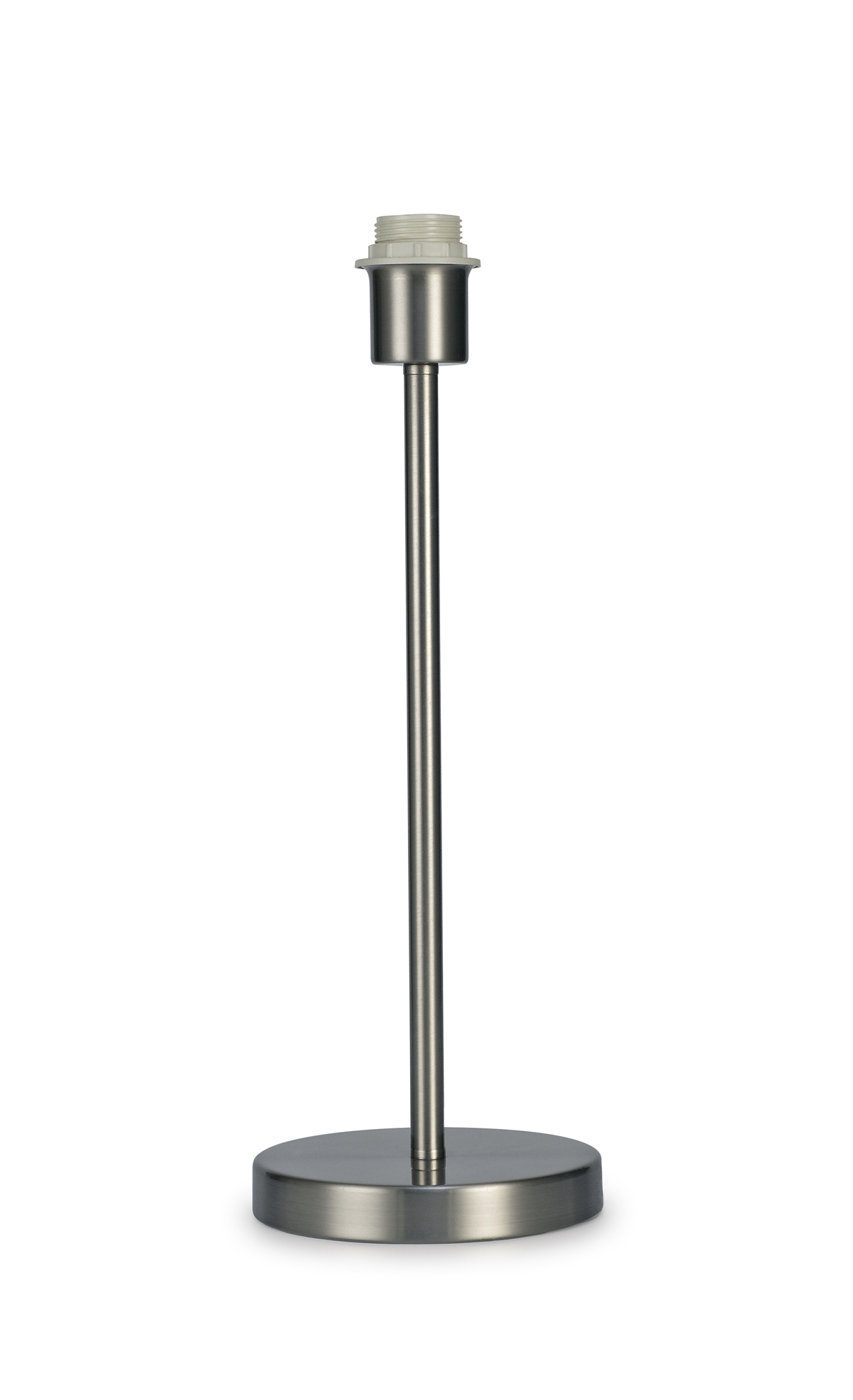 D0368  Cedar 45cm 1 Light Table Lamp Satin Nickel
